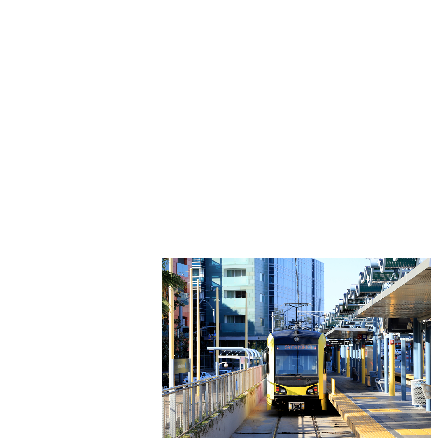 Los Angeles metro station 